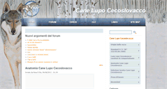 Desktop Screenshot of canelupocecoslovacco.net